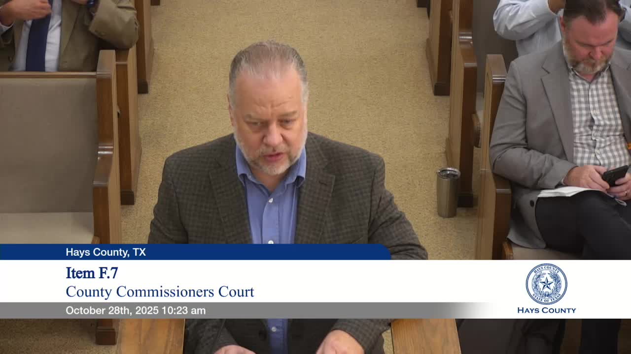 Hays County plans $100 million in capital projects; court adopts reimbursement resolution to allow early spending