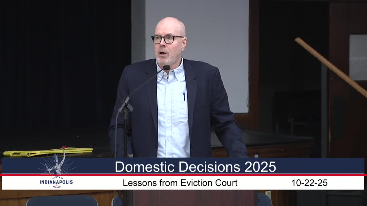 IU law professor: Marion County sees about 500 eviction filings a week; system is 'fast, cheap and easy'