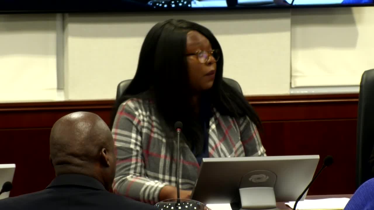 Council committee holds joint school‑construction priorities letter after equity concerns