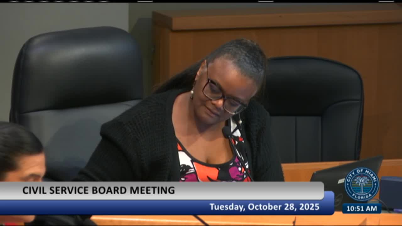 Civil Service Board keeps Nov. 18 meeting, cancels Nov. 25 and Dec. 23; next meeting set for Dec. 9