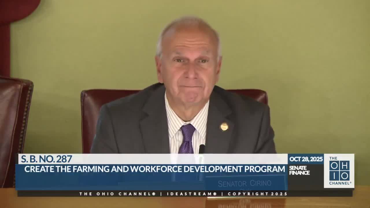 Senate hears bill to create Farming and Workforce Development Program to recruit younger farmers