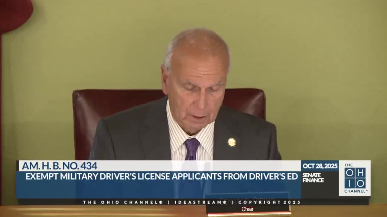 Senate Finance committee hears bill to connect Ohioans to unclaimed funds via BMV contacts