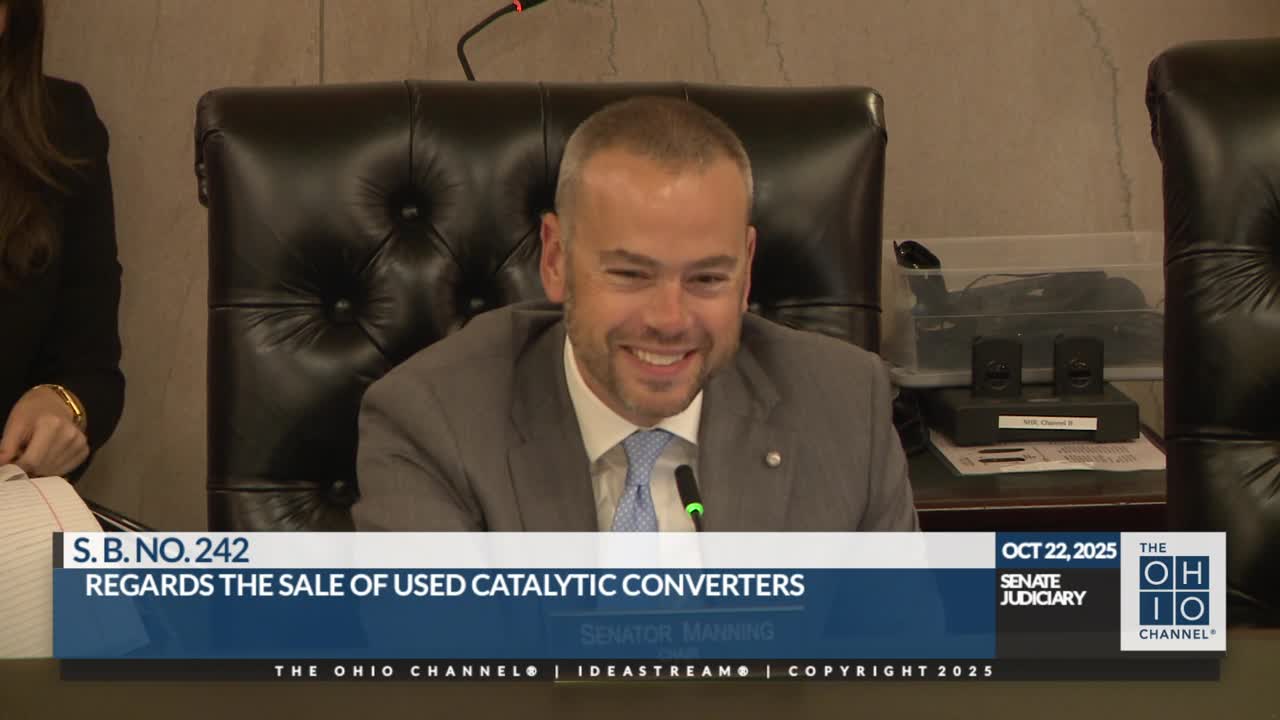 Senator presents bill to criminalize catalytic-converter theft, expand scrap-yard oversight