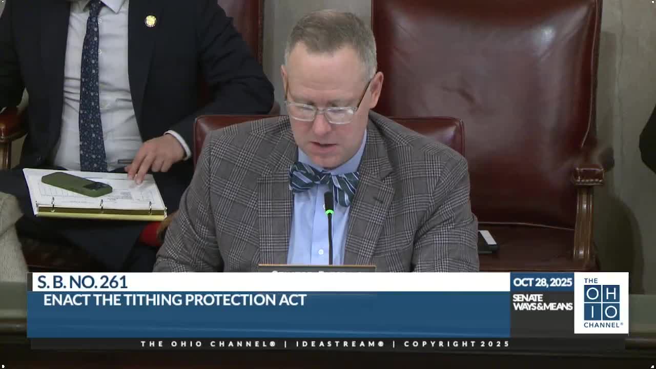 Senate considers bill to allow state tax deduction for tithes and offerings