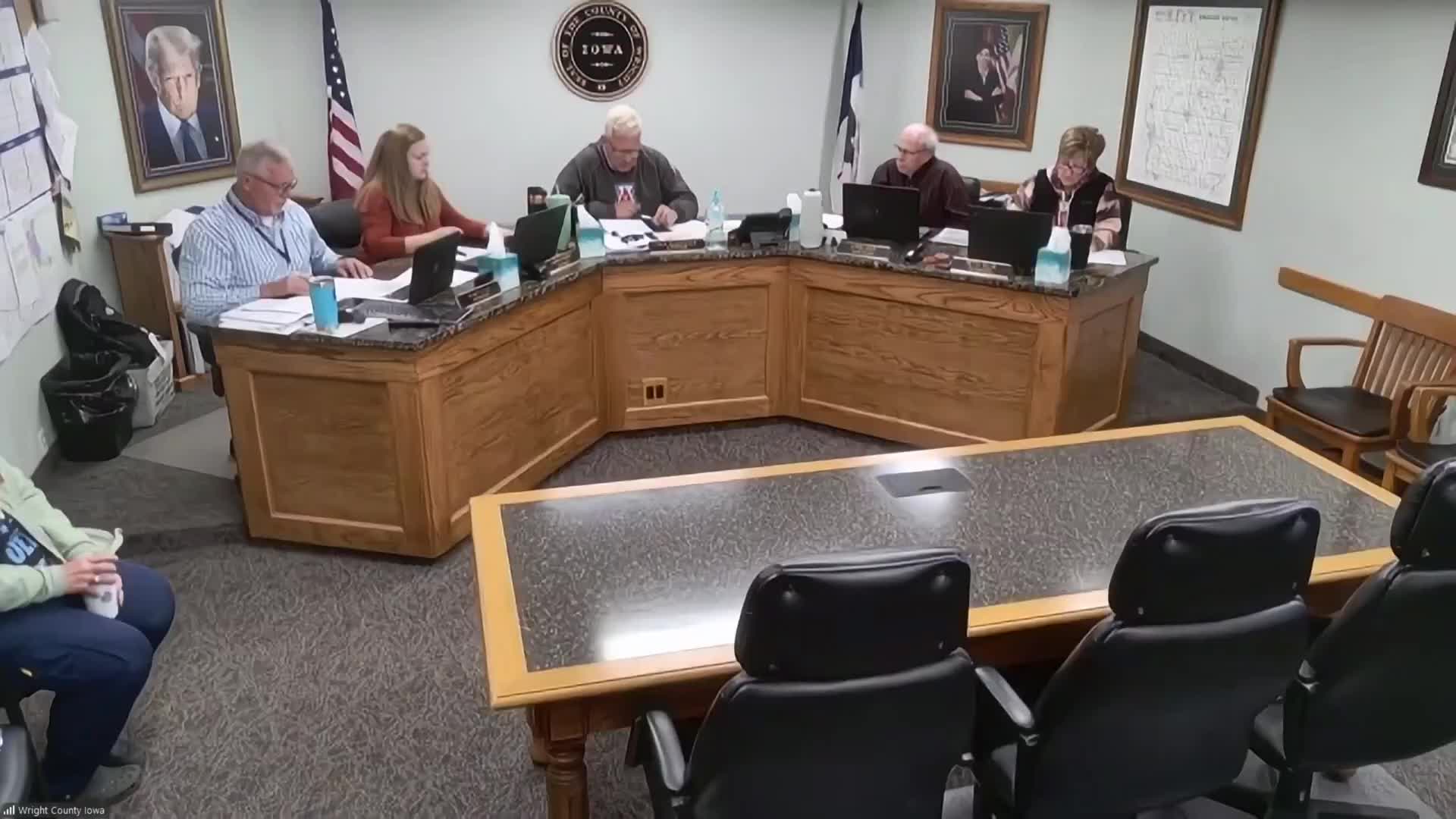 Votes at a glance: Wright County Board of Supervisors, Oct. 20, 2025