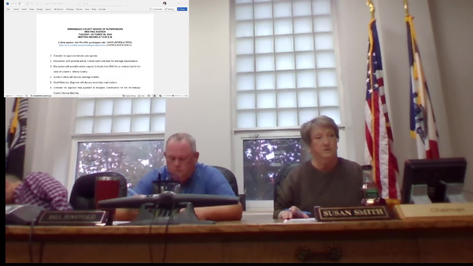 Winnebago County approves $500 contribution to ISAC for amicus brief in Couser v. Shelby County