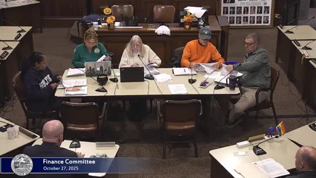 Police department requests $25,000 for crowd‑control training and protective gear; committee approves