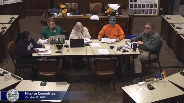 Finance committee accepts supplemental budget items, approves resilience and safety grants