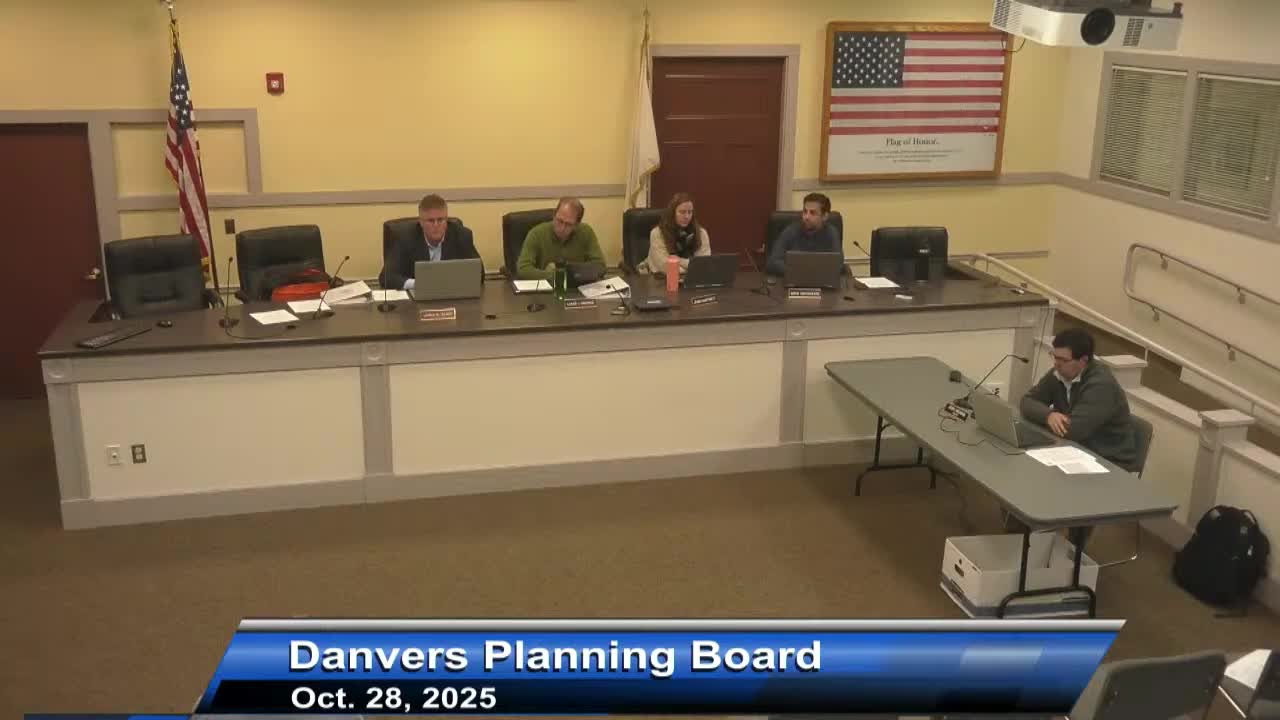 Danvers Planning Board continues two site-plan hearings and debates limits on long continuances