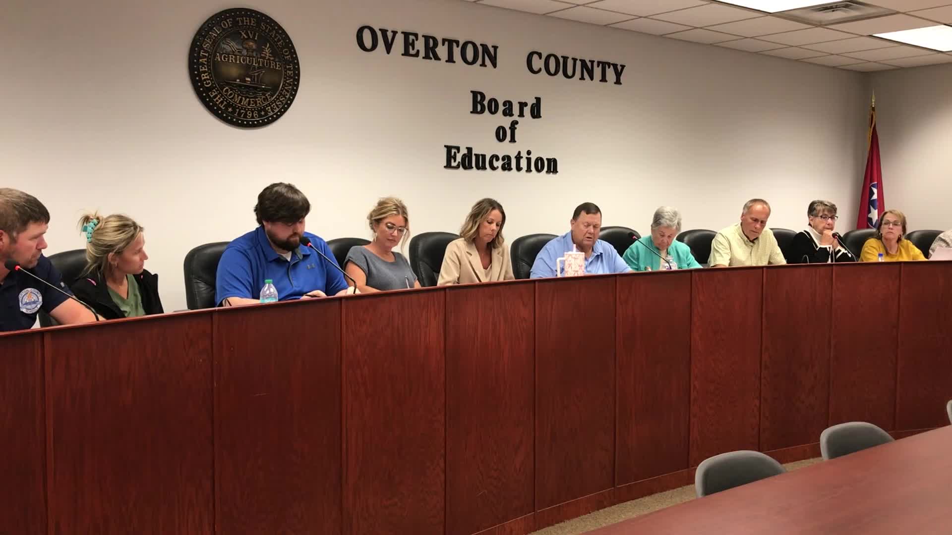 Overton County board approves differentiated pay plan, names building consultant and adds girls flag football