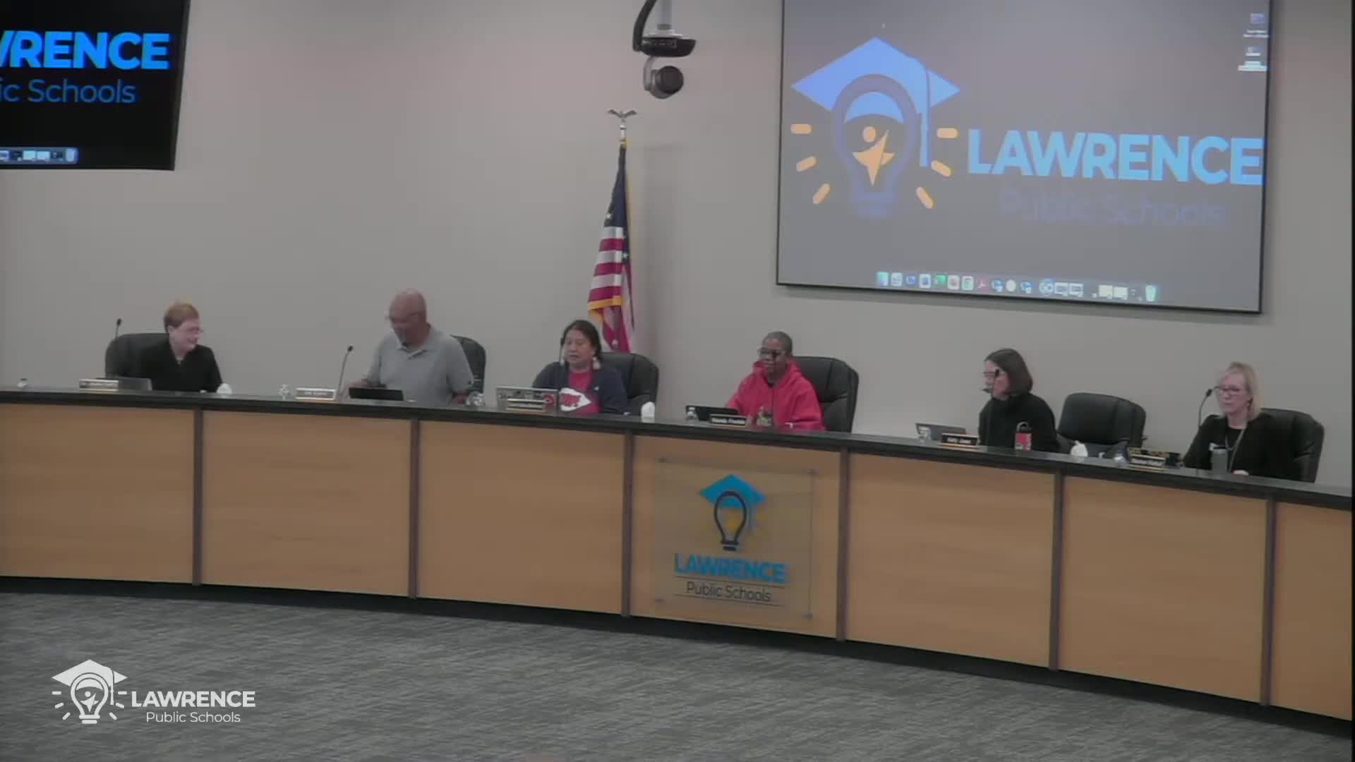 Lawrence school board approves 2026 legislative priorities; holds multiple executive sessions
