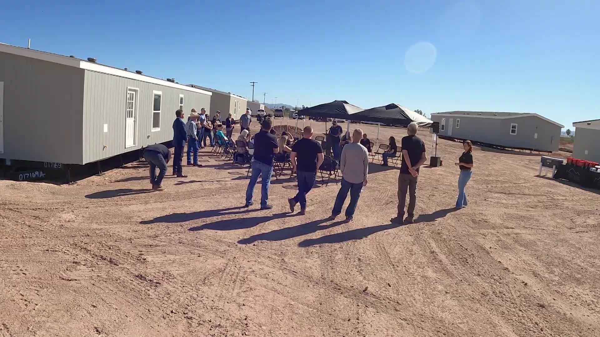 Maricopa County, Newtown and Clayton Homes break ground on 19 affordable homes in Gila Bend