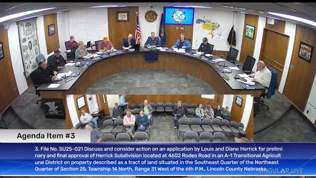 Planning commission recommends approval of Herrick subdivision at Rodeo Road