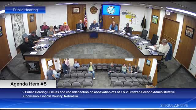 Commission recommends annexation of Branson subdivision parcels; resident raises sewer cost concerns