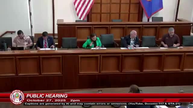 Guam hearing on corrections pay study spotlights staffing shortages, social workers ask to be included