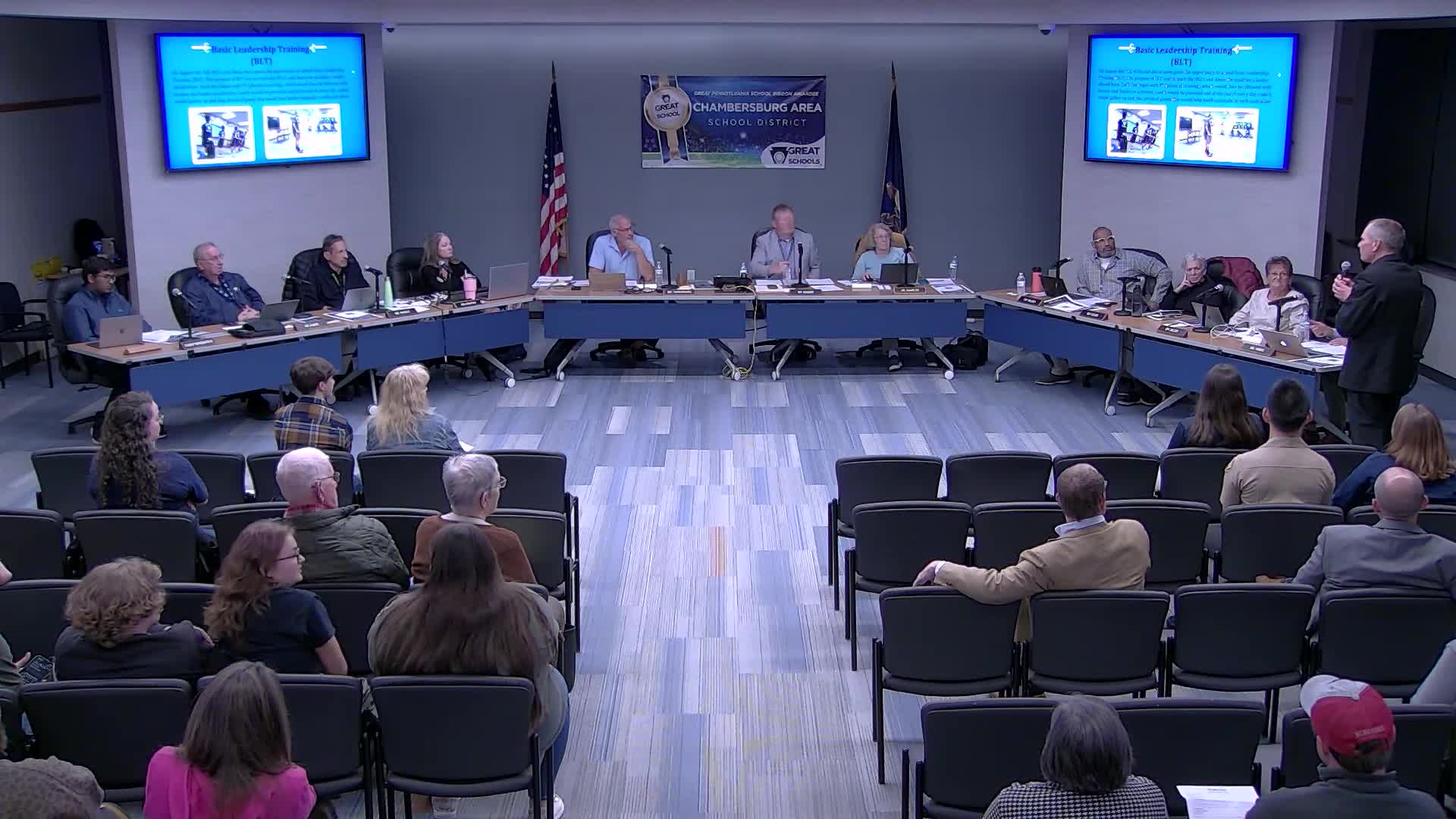 Superintendent previews CADR showing elementary literacy gaps; NJROTC unit lauded and secures community funding for van