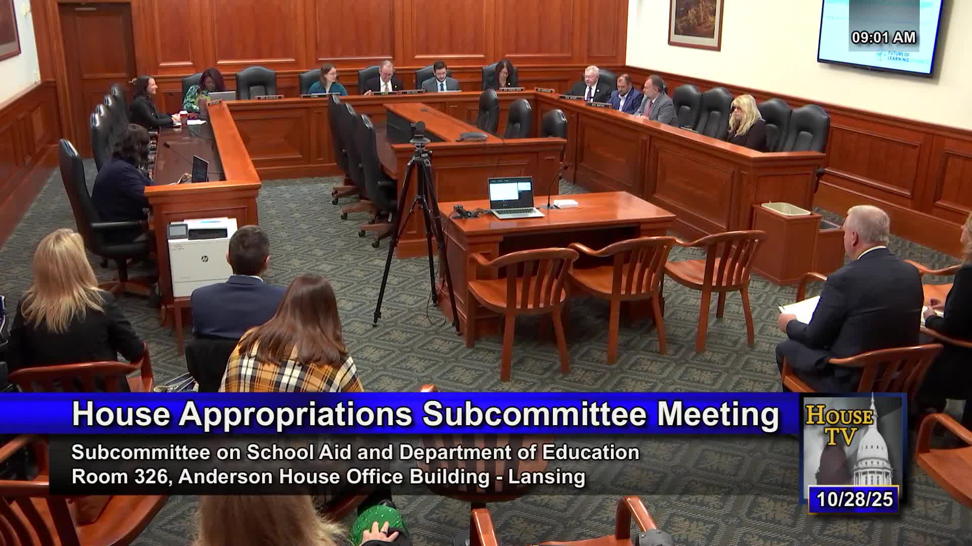 Subcommittee approves minutes and excuses absent members by unanimous consent
