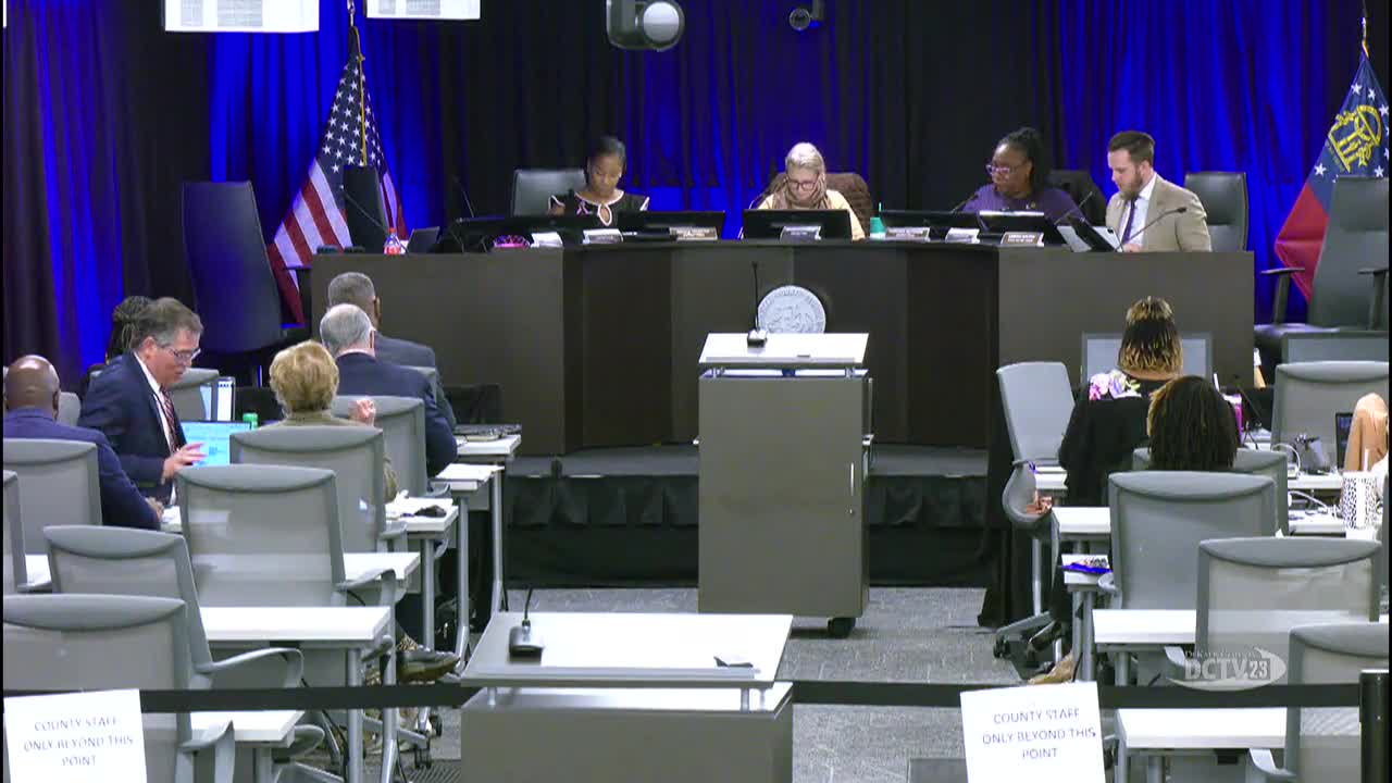 DeKalb FAB Committee approves Periscope/NIGP contracts for procurement review and staffing support