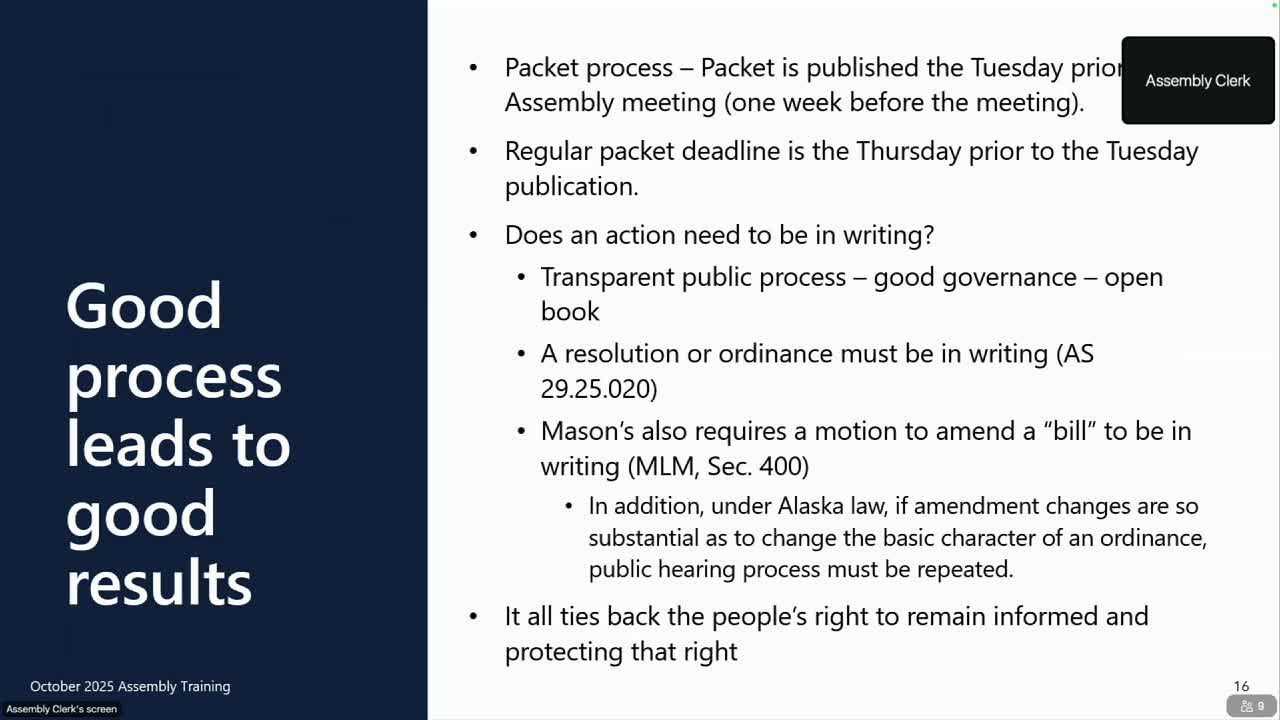 Finance director outlines borough budget calendar, fund types and revenue mix