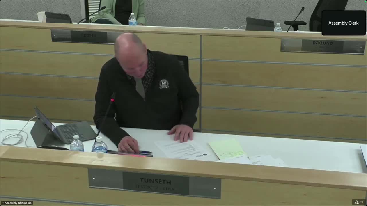 Kenai Peninsula Borough finance department requests supplemental funds for budgeting software after proposals exceed initial estimate