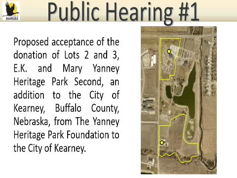Kearney council accepts donation of Yanni Heritage Park land; foundation pledges $3 million endowment