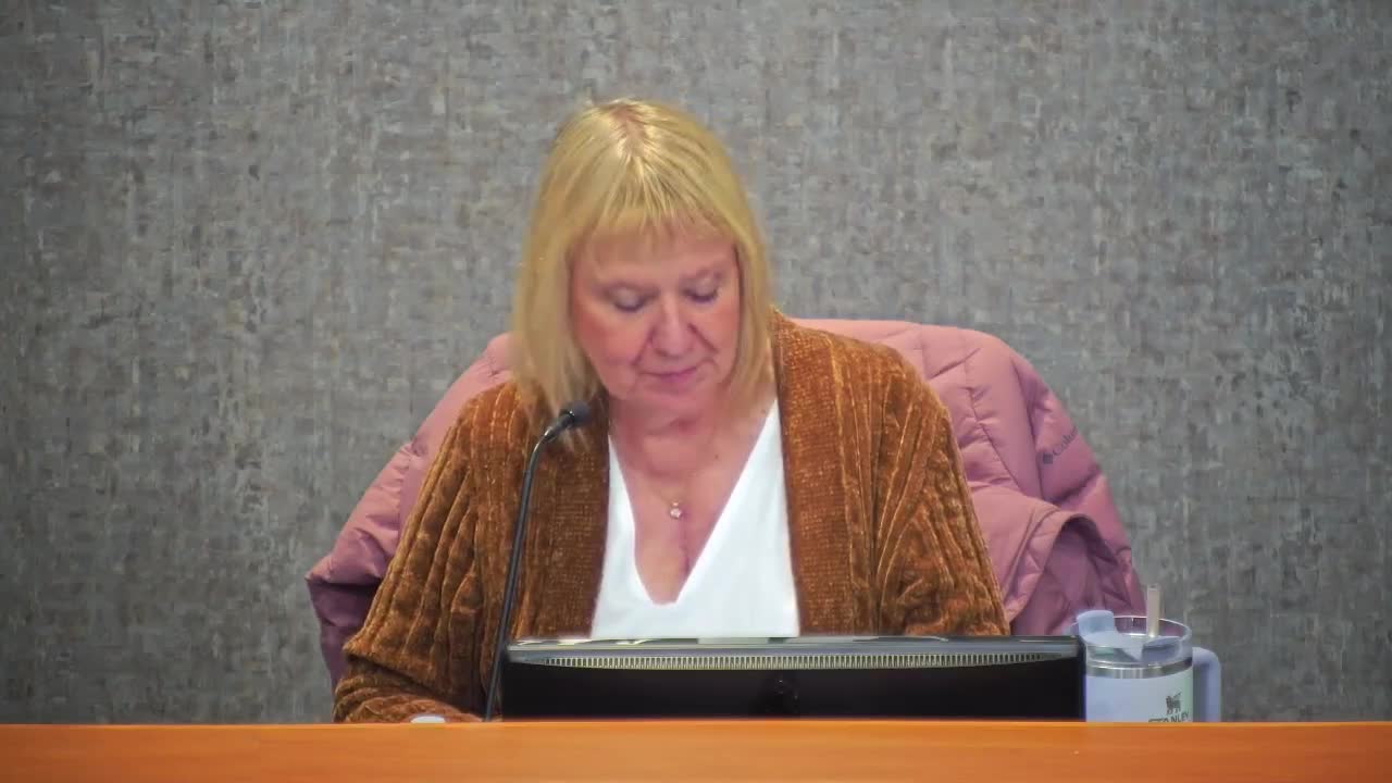 Council advances 2026 budget to second reading; general-fund reserve projected at 61.6%