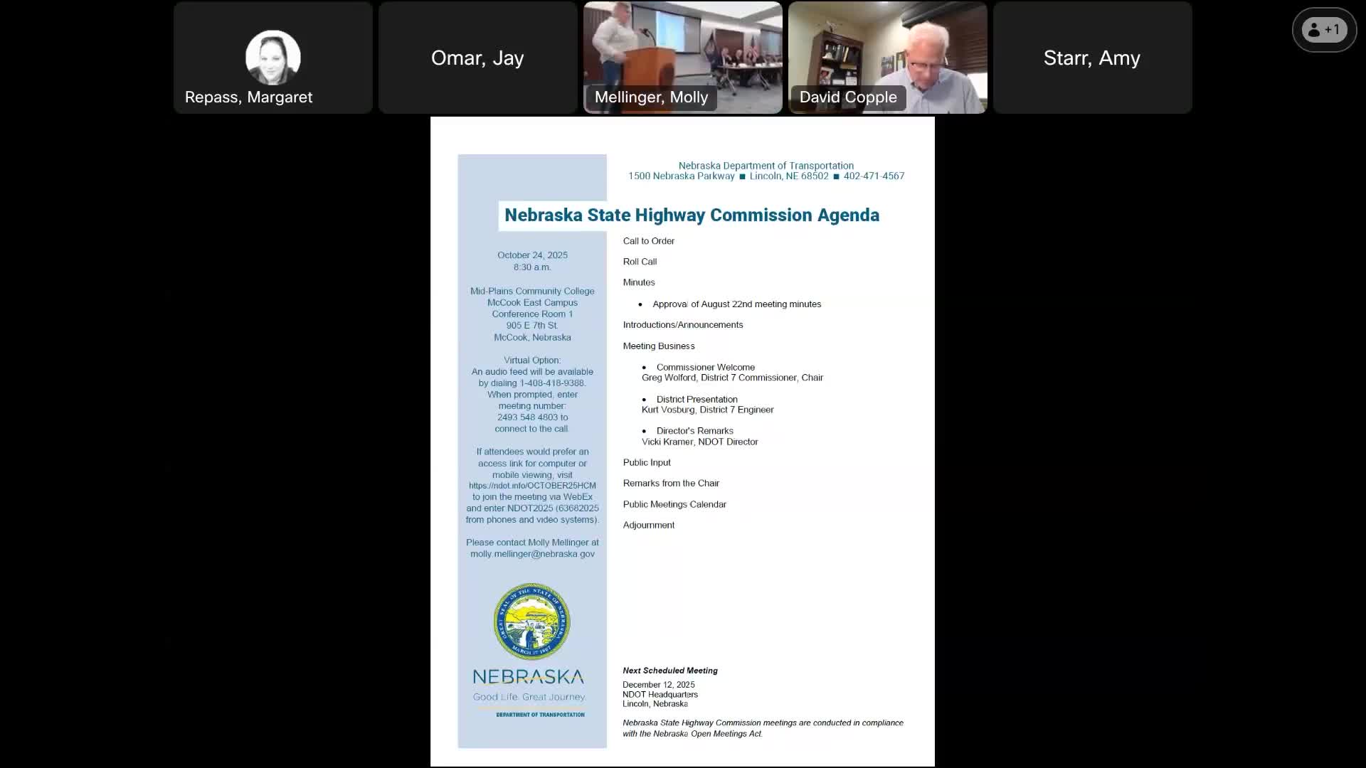 Local residents praise NDOT work, raise safety and drainage concerns on District 7 roads