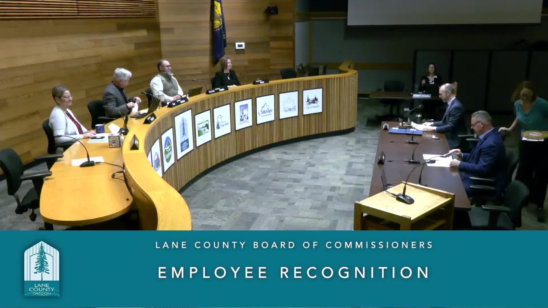 Lane County honors green team and maintenance crews for sustainability work and emergency responses
