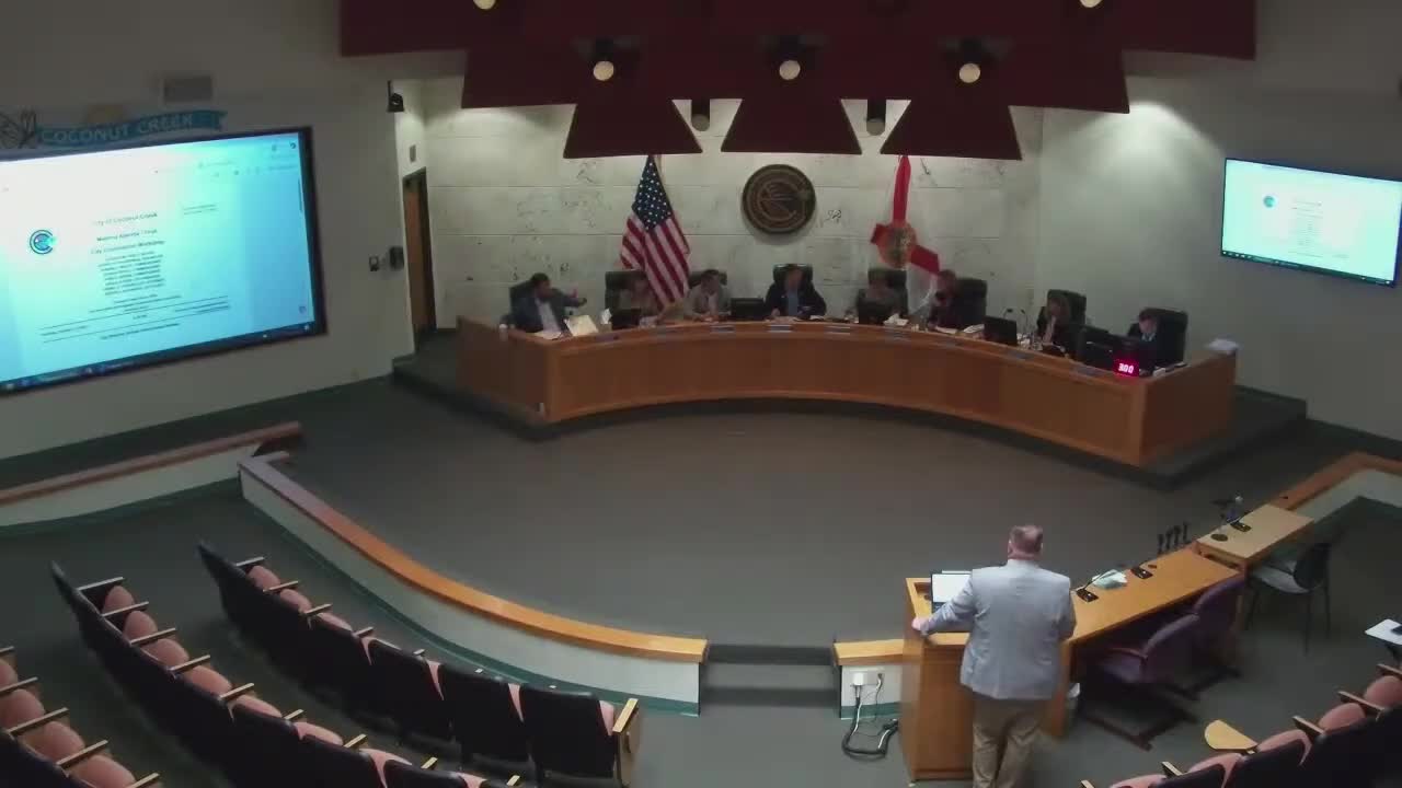 Coconut Creek Commission tables two‑year Broward County shuttle reimbursement amendment