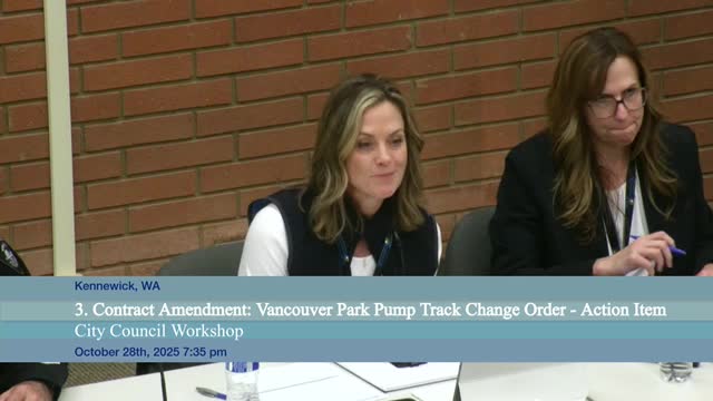 Kennewick council approves $80,000 change order for Vancouver Park pump track turf surfacing