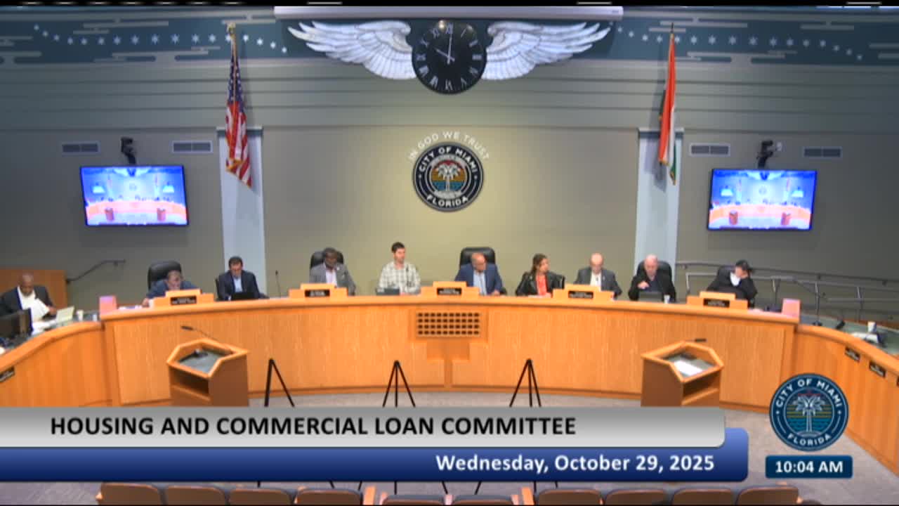 Committee informed of city commission decision to forgive some single‑family rehab loans upon borrower death