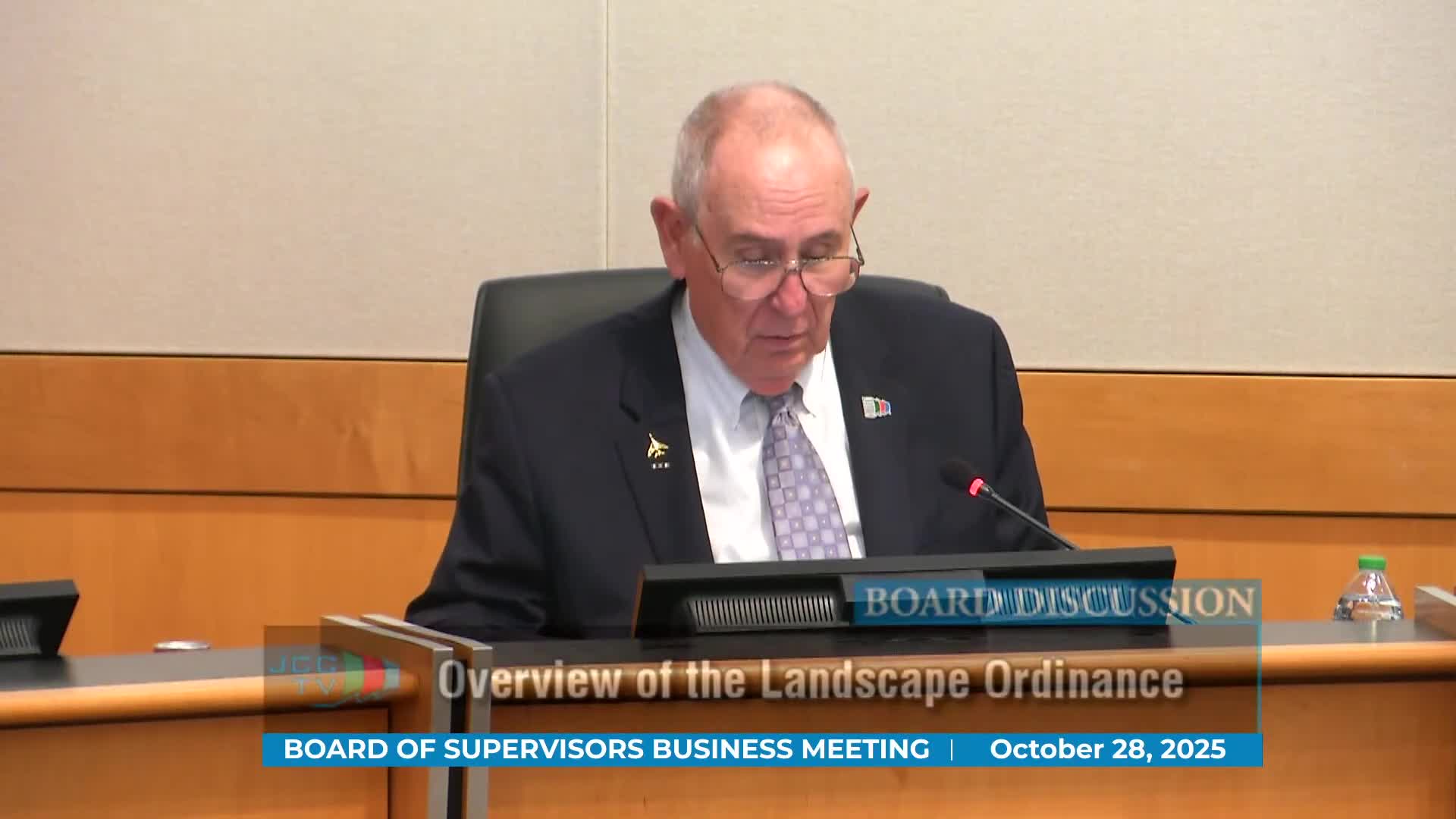 Board hears overview of county landscape ordinance; staff outlines flexibility and enforcement limits