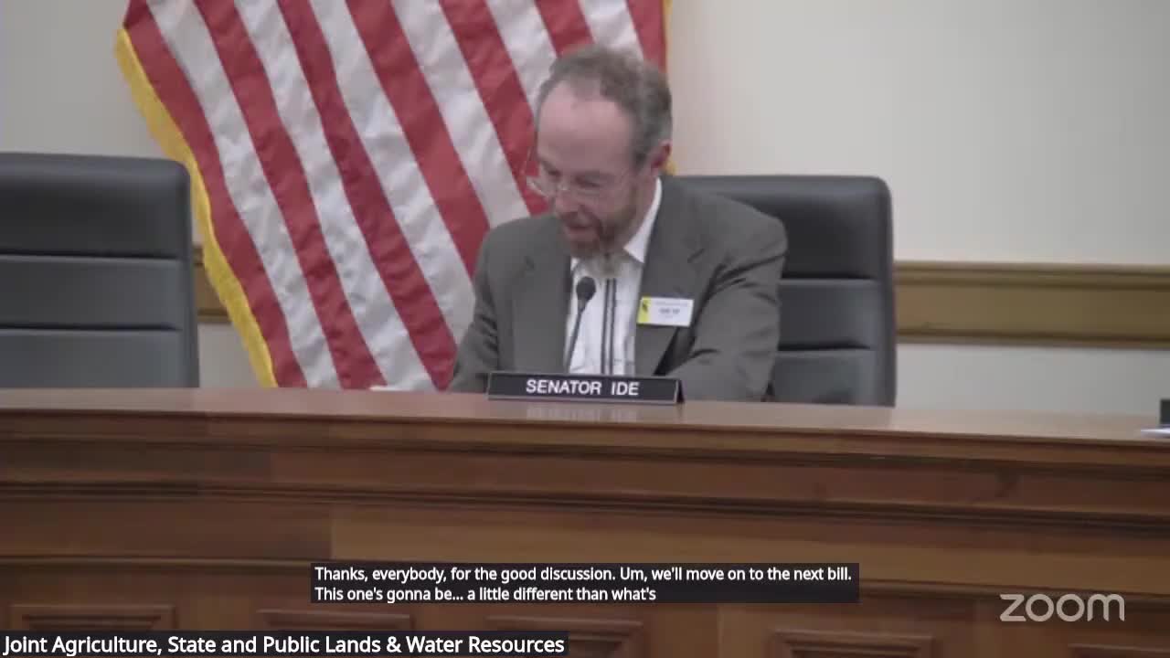 Committee agrees to have LSO draft watershed-improvement language after procedural objections