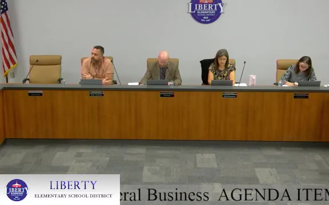 Liberty Elementary board hears legal advice on interim appointment and ASA plan for superintendent search