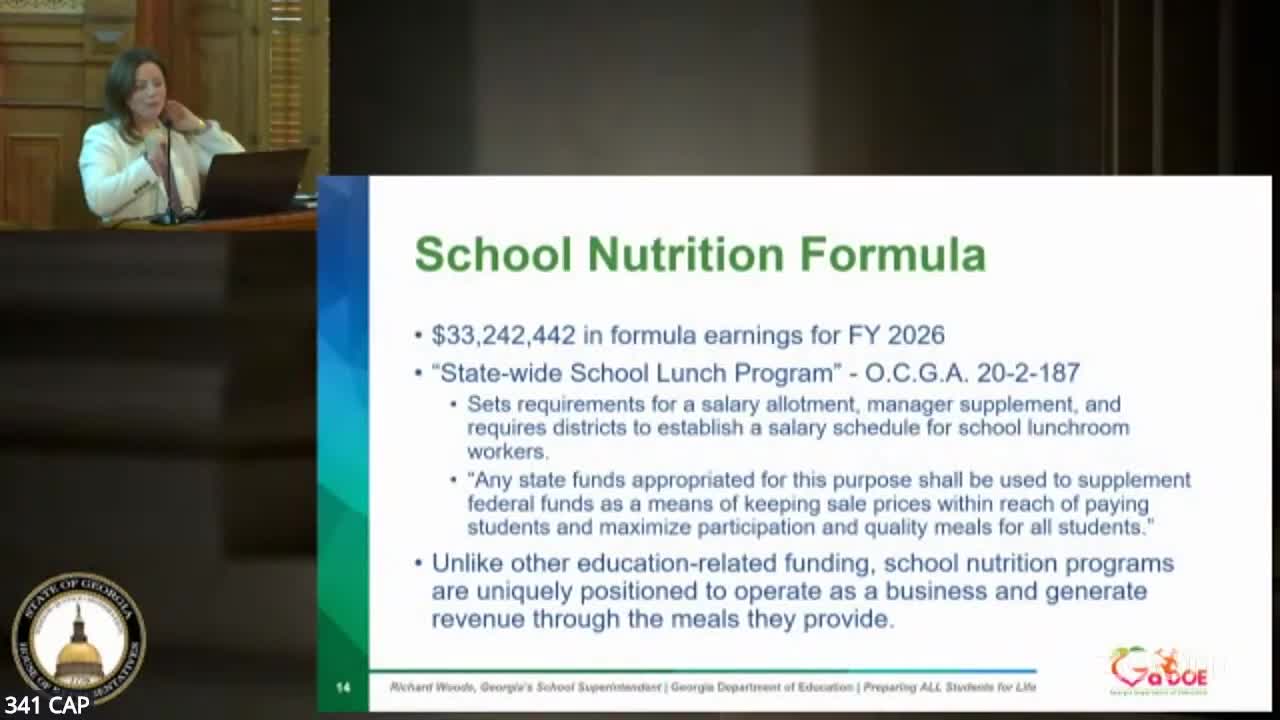State explains school nutrition formula; appropriated raises may not fully cover local pay increases
