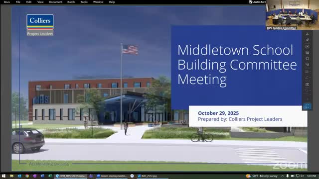 Middletown building committee readies GMP amendments, alternates and budget updates ahead of Nov. 12 vote