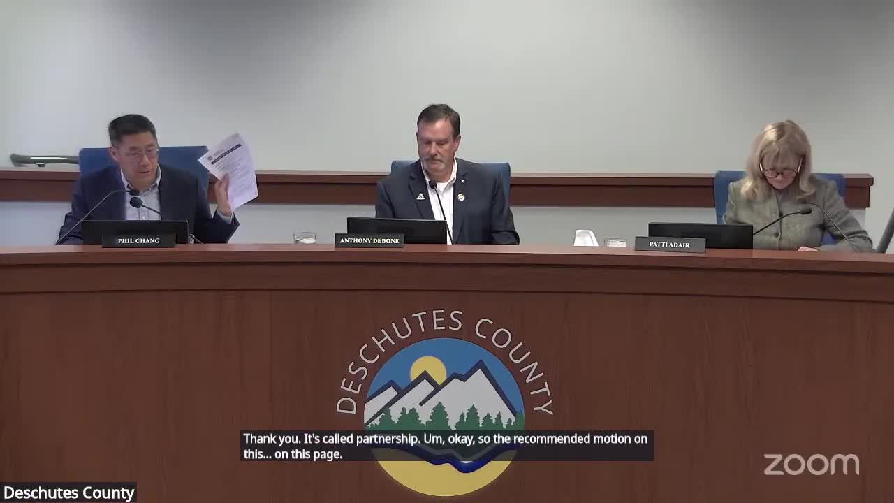 County OKs grant agreement to set up OHP housing benefit billing for Community Justice clients