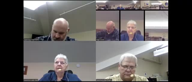 Resident urges Page County supervisors to audit positions and tighten spending to reduce property-tax burden