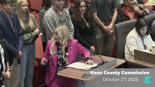 Knox County Commission approves honorary resolution for Charlie Kirk after heated debate and public opposition