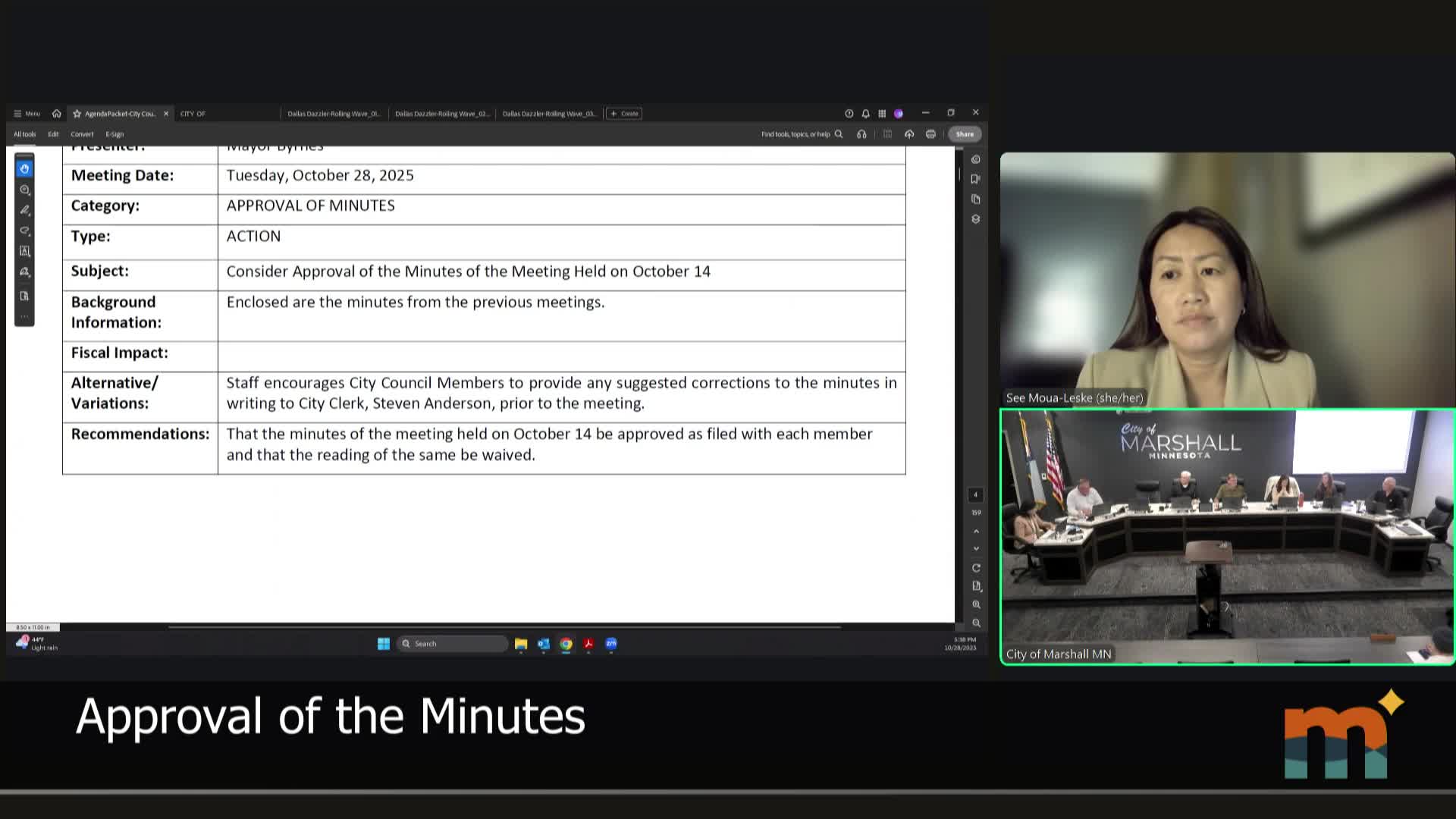 Council approves vacation of a portion of platted right‑of‑way at 500 Pleasant Street