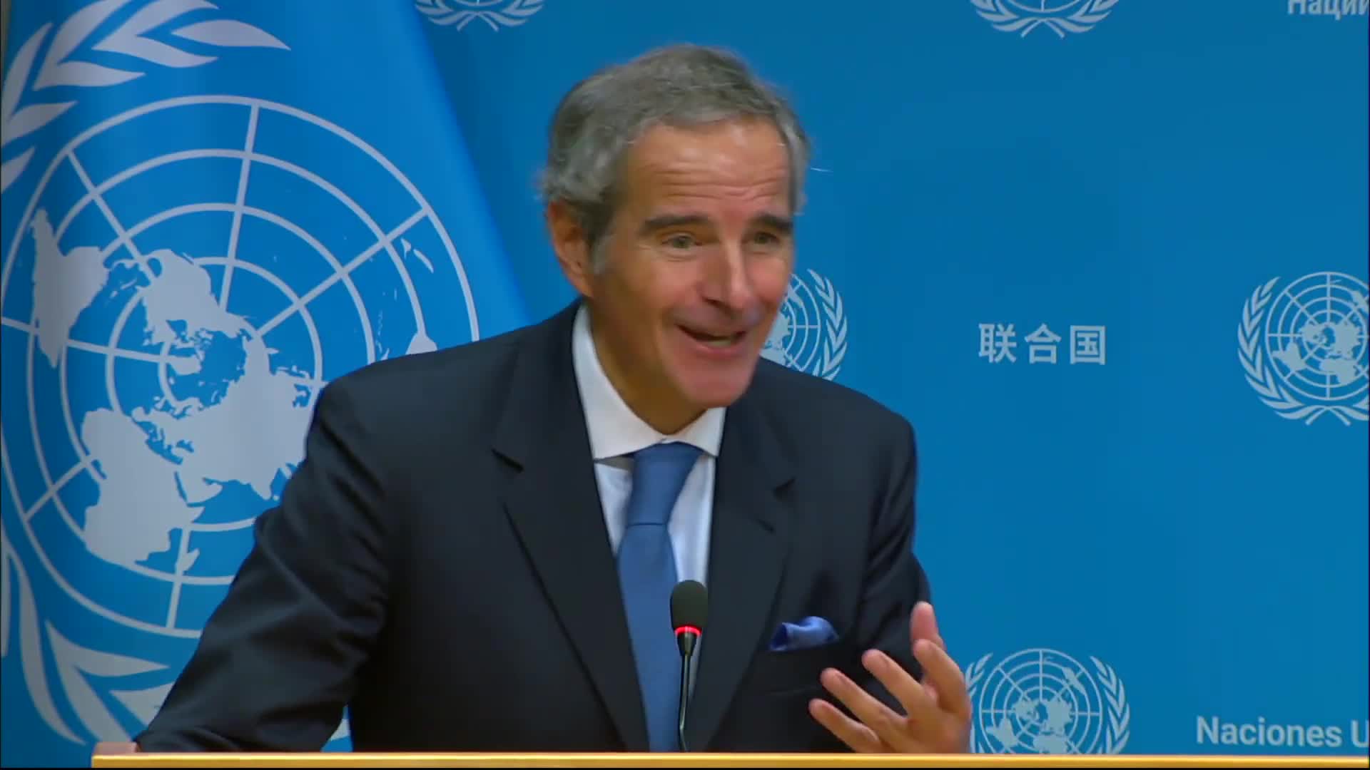 IAEA chief Grossi confirms he is a candidate for U.N. secretary-general; says it wont affect IAEA duties