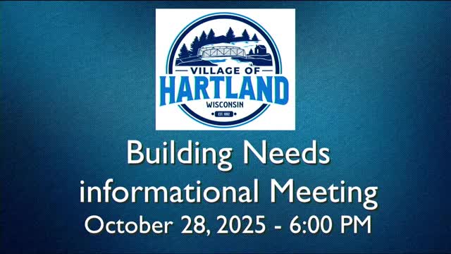 Village of Hartland eyes Hartbrook Drive site for new police station and village hall as bank reviews appraisal