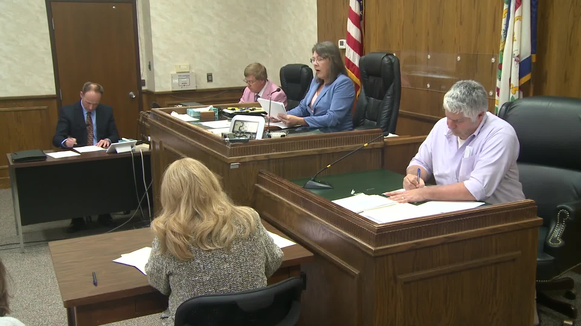 Hancock County approves budget revisions and bills; opens opioid-settlement applications