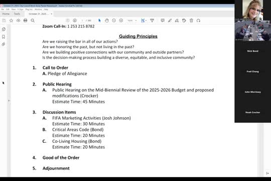 Port Orchard reviews $11 million Bay Street plan and $1.8M in personnel requests in mid‑biennial budget update