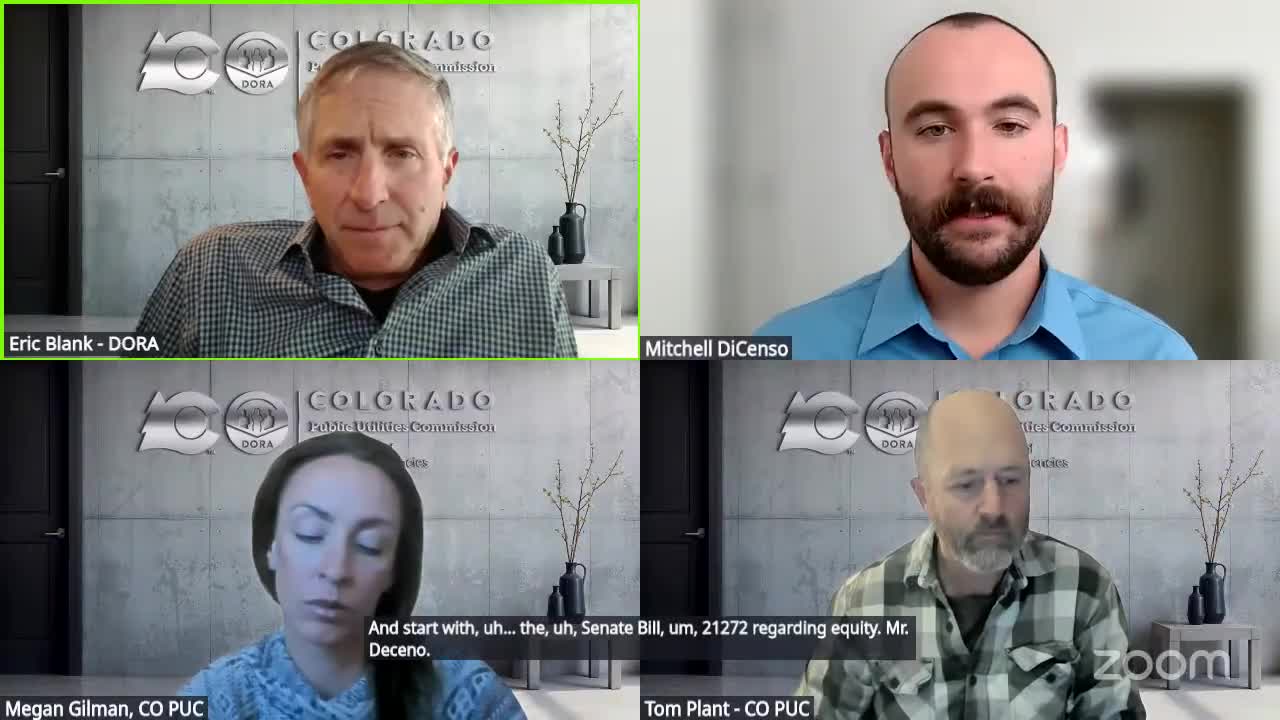 PUC advances equity rulemaking to implement SB 21-272, refers matter to ALJ