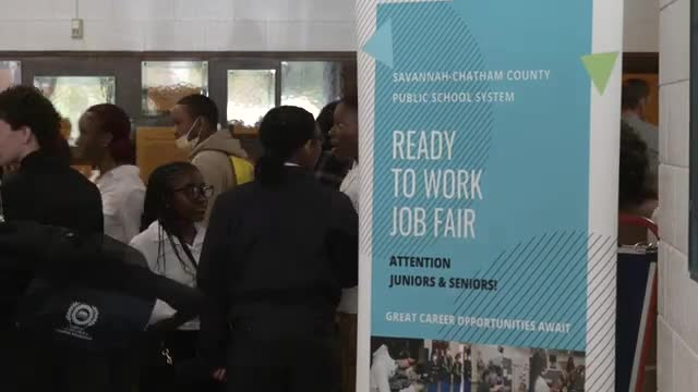 Nearly 900 SCCPSS students attended fall "Ready to Work" job fair with about 50 vendors