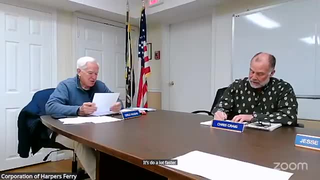 Harpers Ferry council draws $530,178.17 from bond, reallocates water funds for meter work and leak repairs