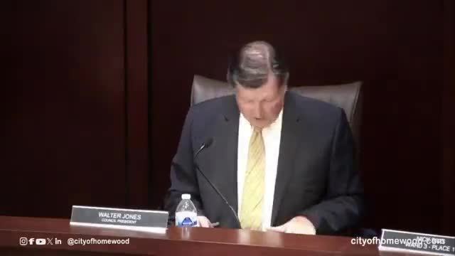 Homewood council unanimously approves fund transfer, closing agreement, vouchers, alcohol license recommendation and up to $50,000 utility contribution