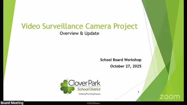 District staff outline five‑phase districtwide surveillance camera upgrade; phase 4 bids set for late November