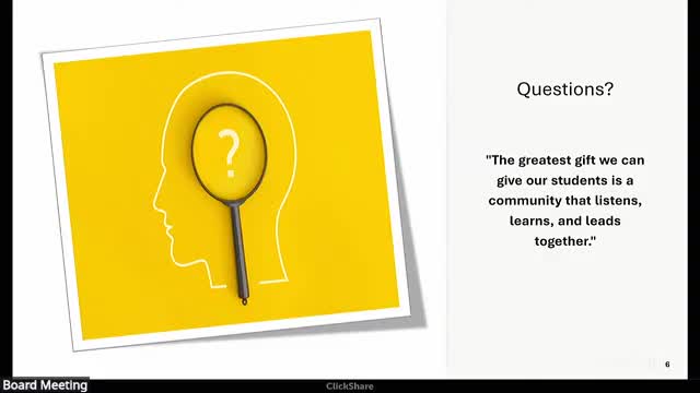 Board plans December oath, informal officer choices; executive session called for negotiations and personnel matter